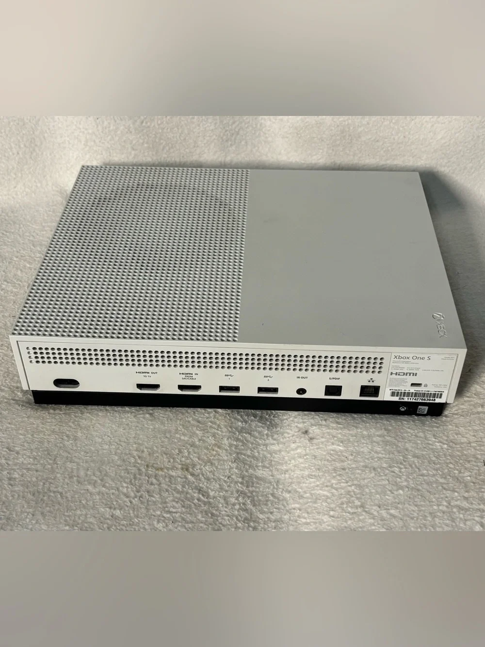 Microsoft White Xbox One S Console